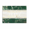 Classic Year Calendar Card - Gold Lined White Envelope